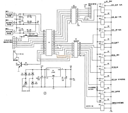 群達(dá)qd u12a通用型柜式空調(diào)電控板電路分析與換板須知